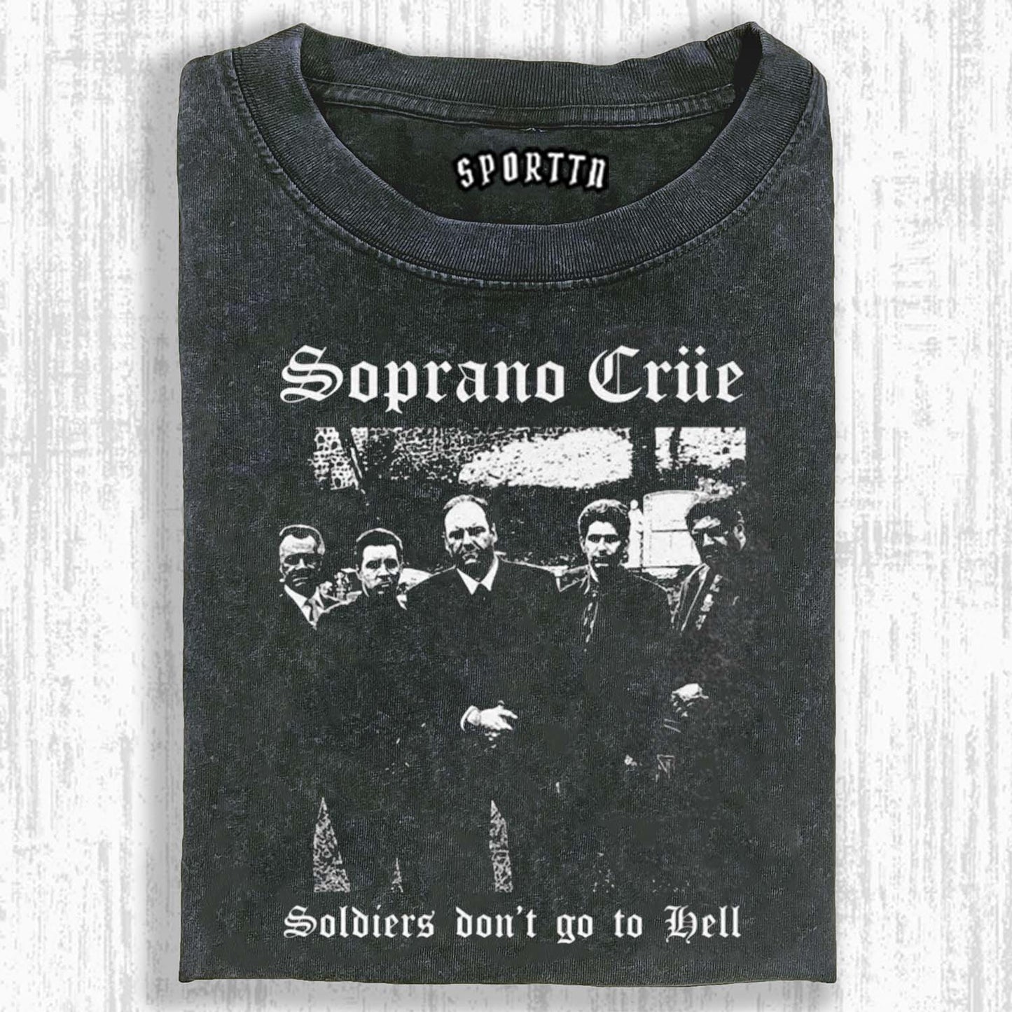 RETRO STYLE SOPRANOS GRAPHIC T-SHIRT Style002