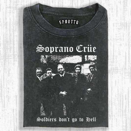RETRO STYLE SOPRANOS GRAPHIC T-SHIRT Style002