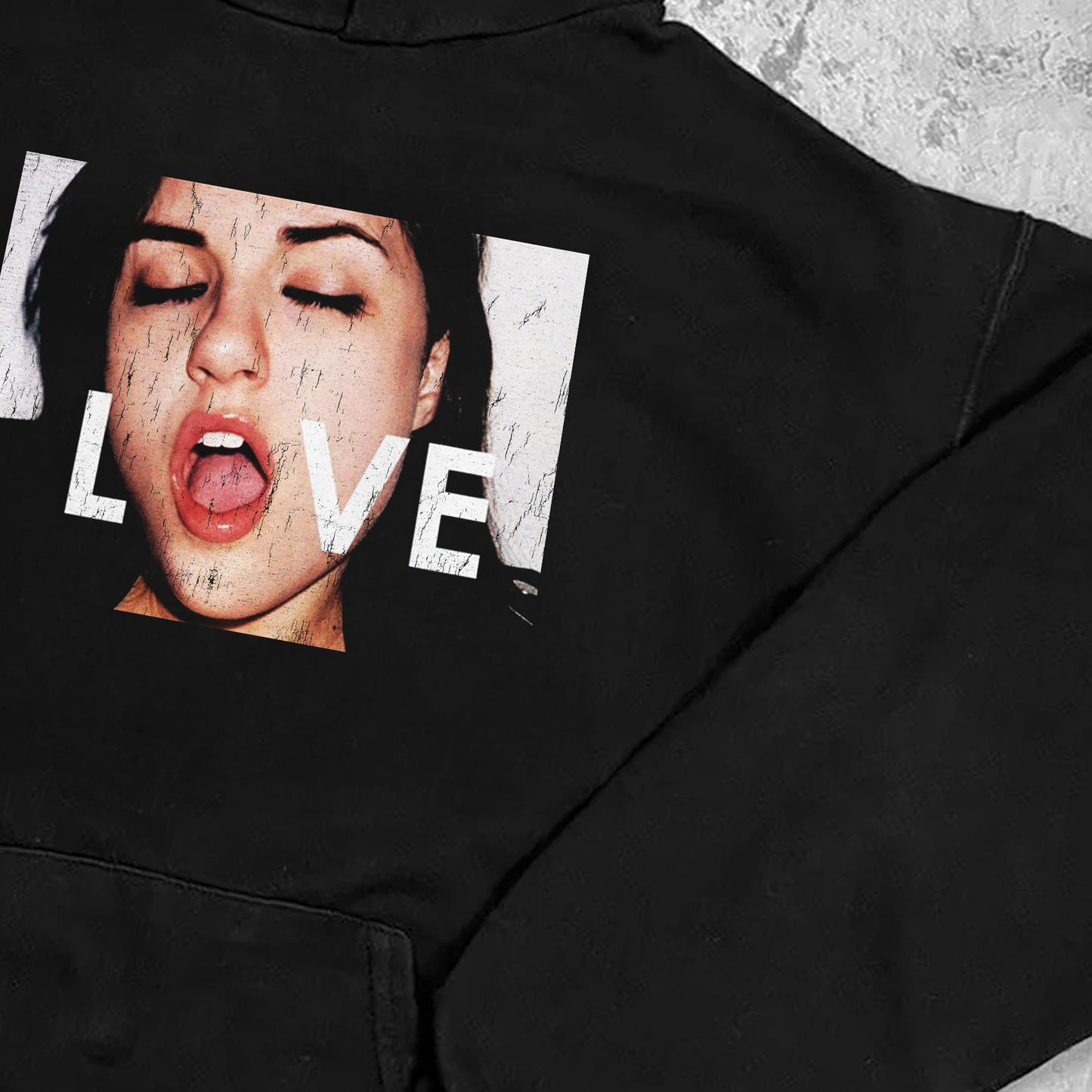 'LOVE' BLACK HOODIE