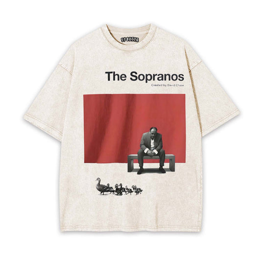 RETRO STYLE SOPRANOS GRAPHIC T-SHIRT Style006