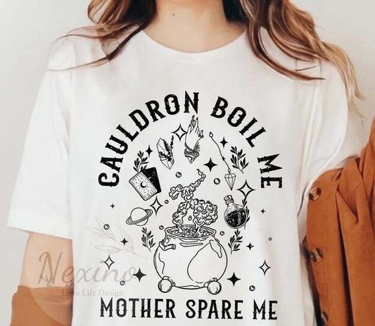 ACOSF Sarah J Maas Cauldron Boil Me tShirt, Nesta Archeron ACOTAR, Licensed Bookish Tee, Throne Of Glass, TOG Rhysand Cassian Azriel