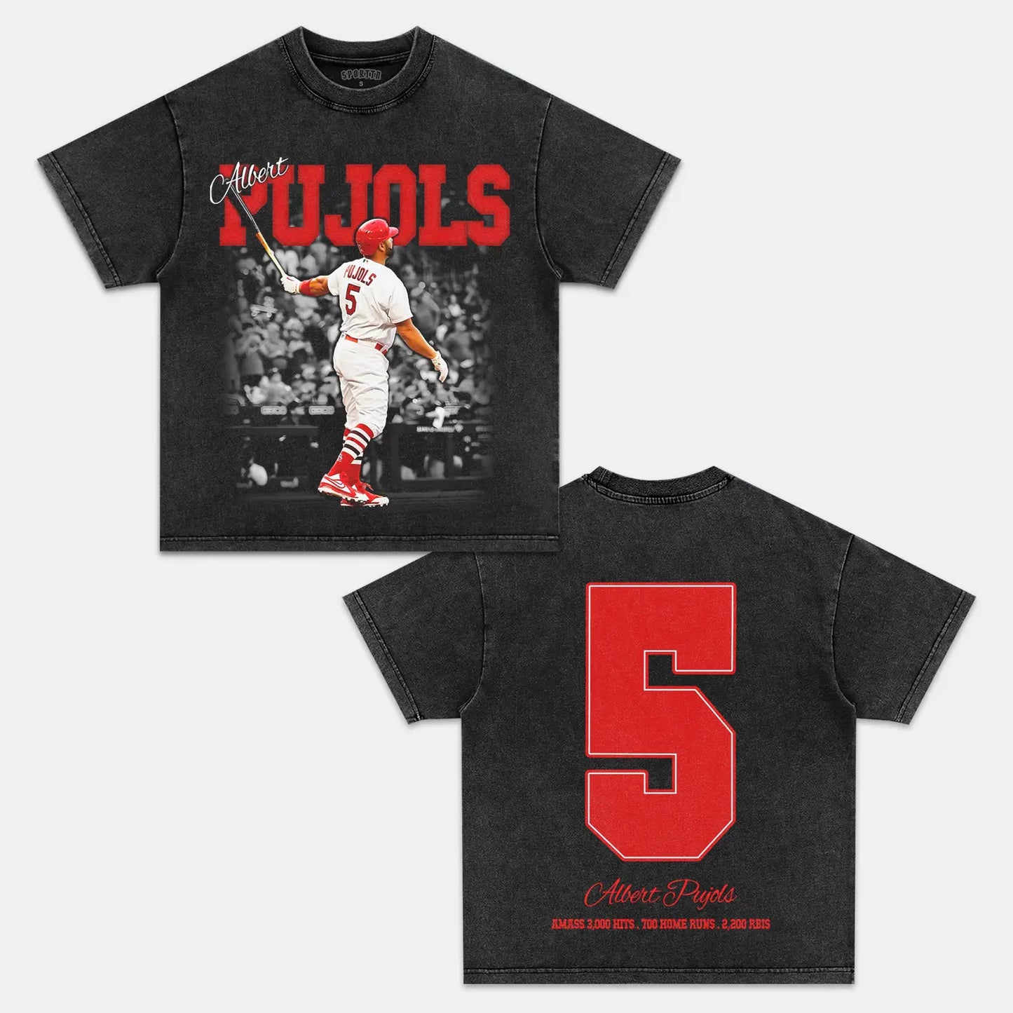 ALBERT PUJOLS VINTAGE TEE Style001