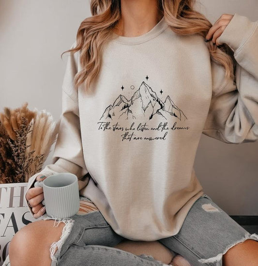 Acotar Night Court Sweatshirt, Acotar Merch, SJM Merch Hoodie, City of Starlight Sweater, ACOTAR Sweatshirt, To The Stars Who Listen