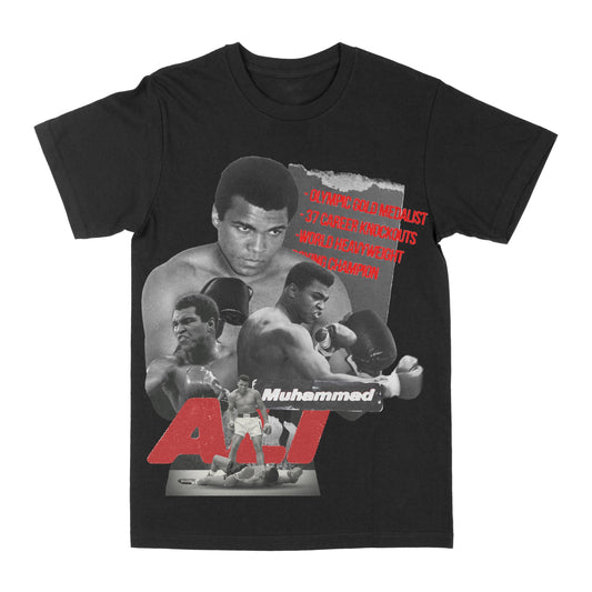 Muhammad Ali Stats Graphic Tee Style001