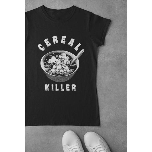 Alternative Nu Goth Clothing - Grunge Cereal Killer Funny Unisex Graphic Hoodie, T-shirt and sweater