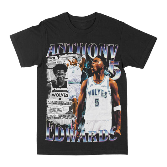 Anthony Edwards "Newspaper" Graphic Tee