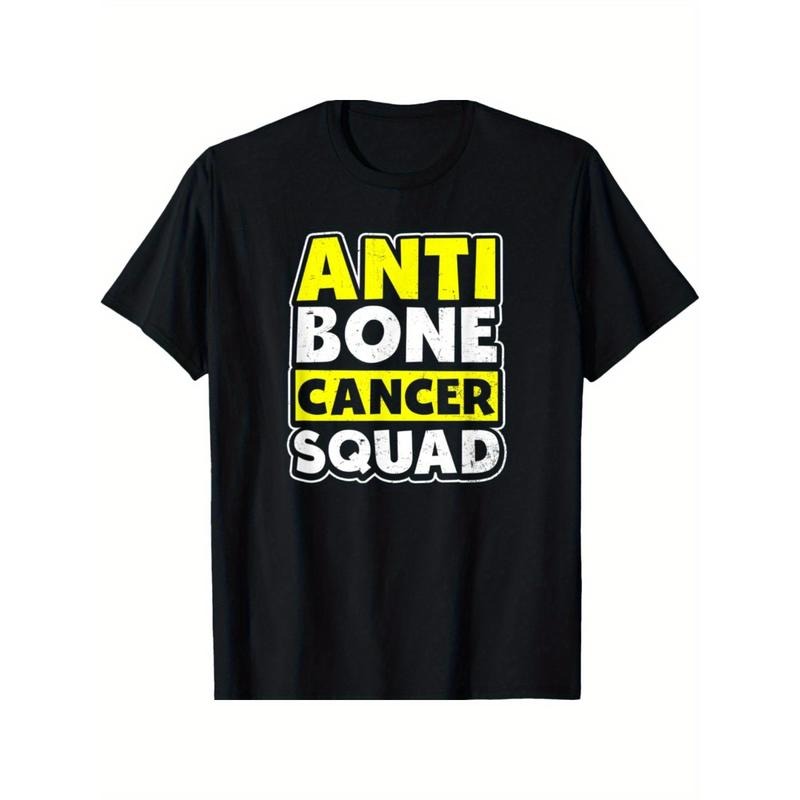 Anti Bone Cancer Squad Design Bone Cancer T-Shirt Made in USA