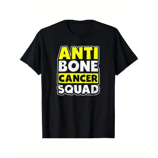 Anti Bone Cancer Squad Design Bone Cancer T-Shirt Made in USA