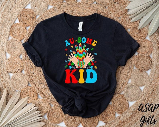 Au-some Kid Shirt, Autism Awareness Shirt, Neurodiversity Shirt, Autism Mom Shirt, Autism Support Shirt, Awareness Shirt, Autism Month Shirt