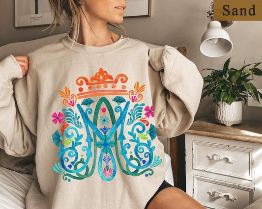 Auspice Maria Shirt, Marian Catholic Sweatshirt, Virgin Mary Shirt, Catholic Gift, Catholic Shirt, Floral Women Religious Shirts Mother Mary