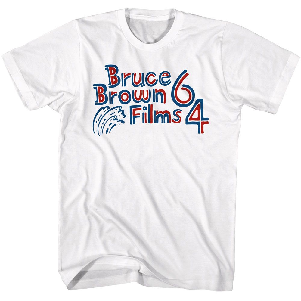 Bruce Brown Films - Patriotic 64 - American Classics - Solid White Adult Short Sleeve T-Shirt