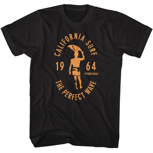 Bruce Brown Films - California Surf 1964 - American Classics - Solid Black Adult Short Sleeve T-Shirt