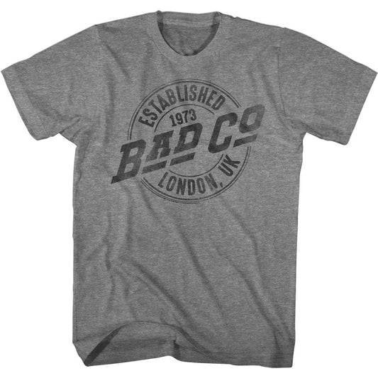 Bad Company - Faded Logo - Short Sleeve - Heather - Adult - T-Shirt