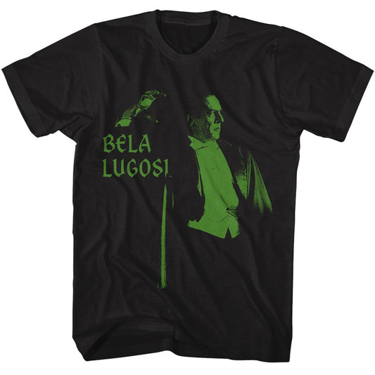 Bela Lugosi - Talk To The Hand - American Classics - Solid Black Adult Short Sleeve T-Shirt