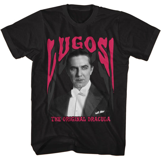 Bela Lugosi - The Original - American Classics - Solid Black Adult Short Sleeve T-Shirt