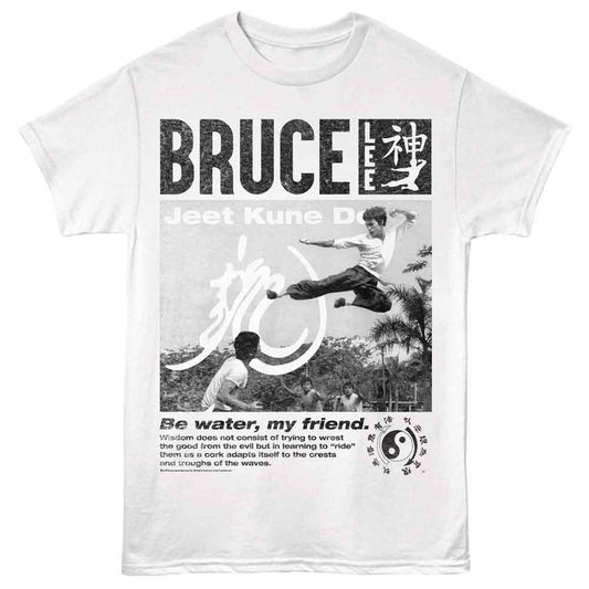 Bruce Lee - Wisdom - American Classics - White Adult Short Sleeve T-Shirt
