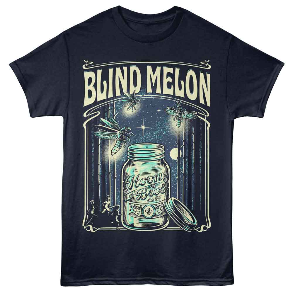 Blind Melon - Hoon And Bros Jar - American Classics - Blue Front Print Adult Short Sleeve T-Shirt