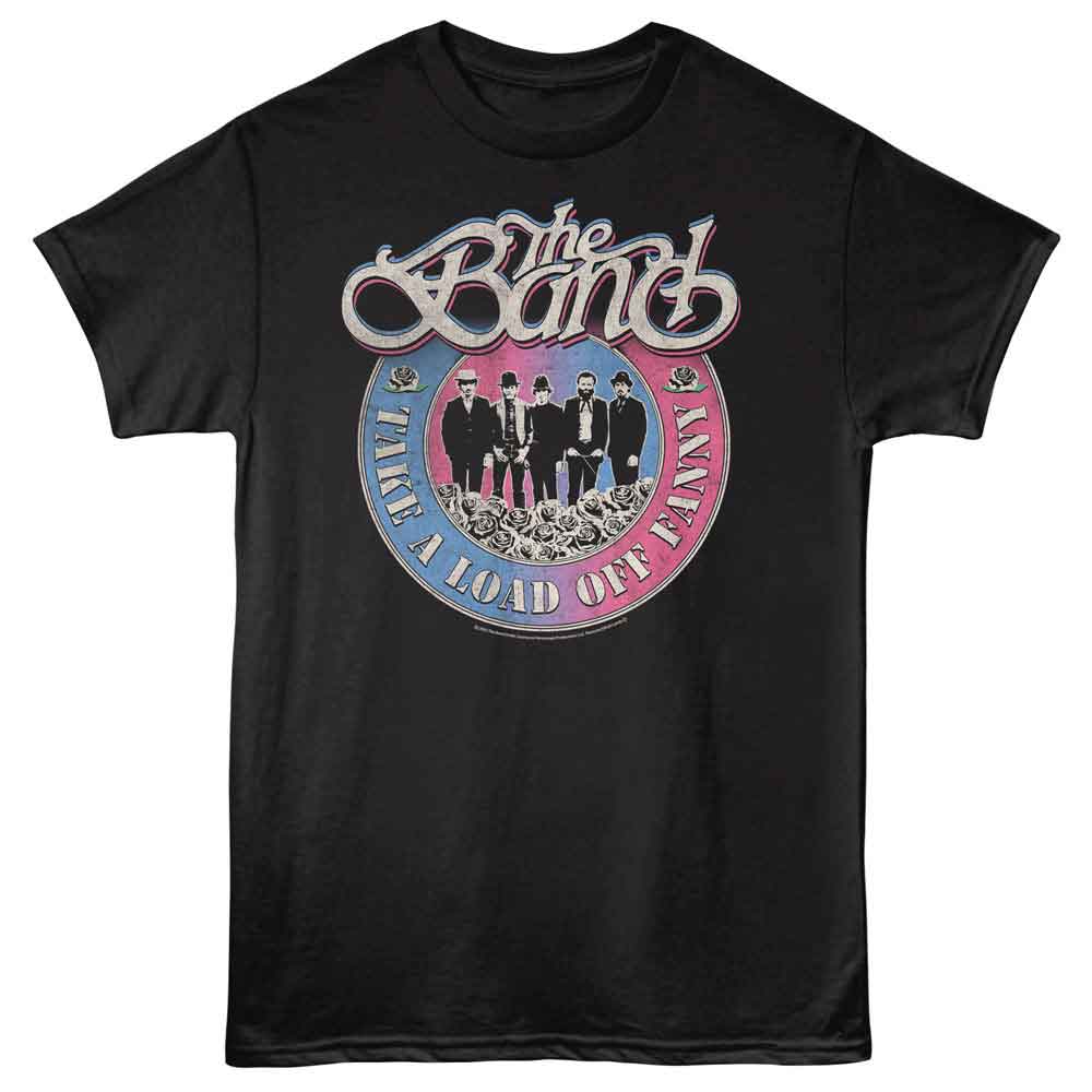 The Band - Gradient Circle - American Classics - Black Adult Short Sleeve T-Shirt