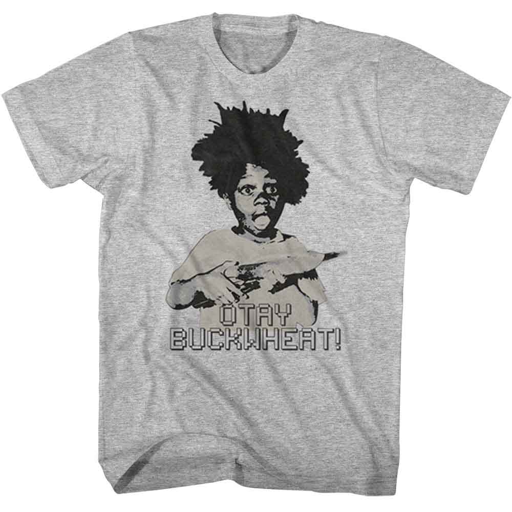 Buckwheat - Otay - American Classics - Heather Gray Adult Short Sleeve T-Shirt