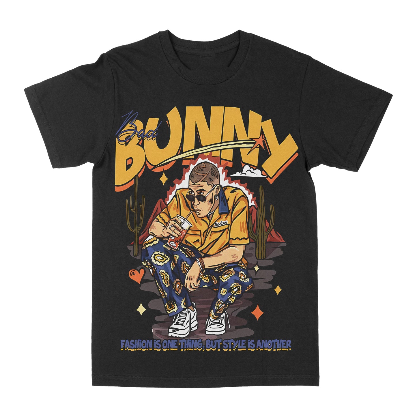 Bad Bunny "Style" Graphic Tee