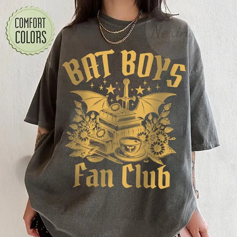 Bat Boys T-Shirt, Acotar Shirt, SJM Merch, The Night Court, Bat Boys Wings Shirt, Book Lover, Book Fandom Shirt, Bookish Shirt