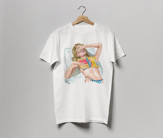 Beach Read by Emily Henry book t shirt | Super soft cotton bookish t-shirt | Beach Read book tee | Emily Henry fun club t-shirt