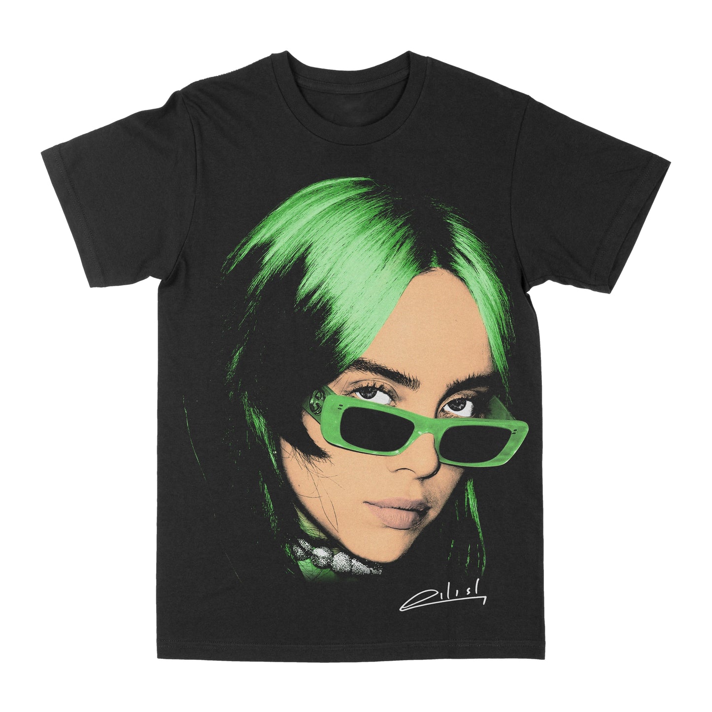 Billie Eilish "Big Face" Graphic Tee Style001