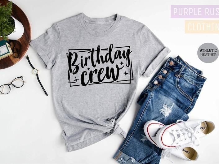 Birthday Crew T-Shirts, Birthday Squad T-shirt, Its My Birthday T-Shirt, Birthday Party Shirts, Funny Birthday T-Shirts, Gift For Birthday