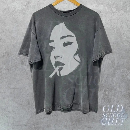 Blondie Y2k T-Shirt, Vintage 90s Style Shirt, Cute Soft Distressed Tee, Unisex Oversized Washed Y2k Shirt, Gothic Baggy shirt, Gothic Gifts