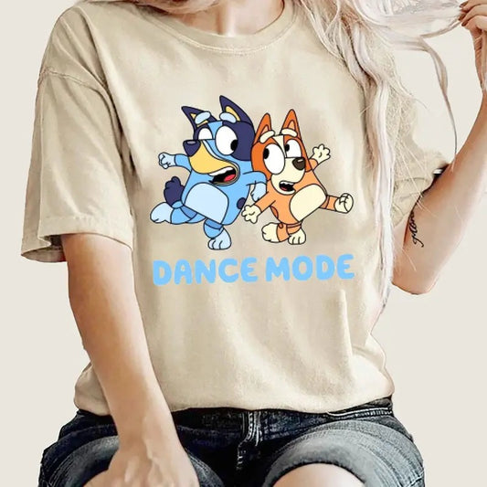 Bluey Dance Mode Shirt, Bluey Birthday Shirt, Bluey Family Shirt, Funny Bluey Birthday Shirt, Bluey Shirt, Dance Mode Shirt