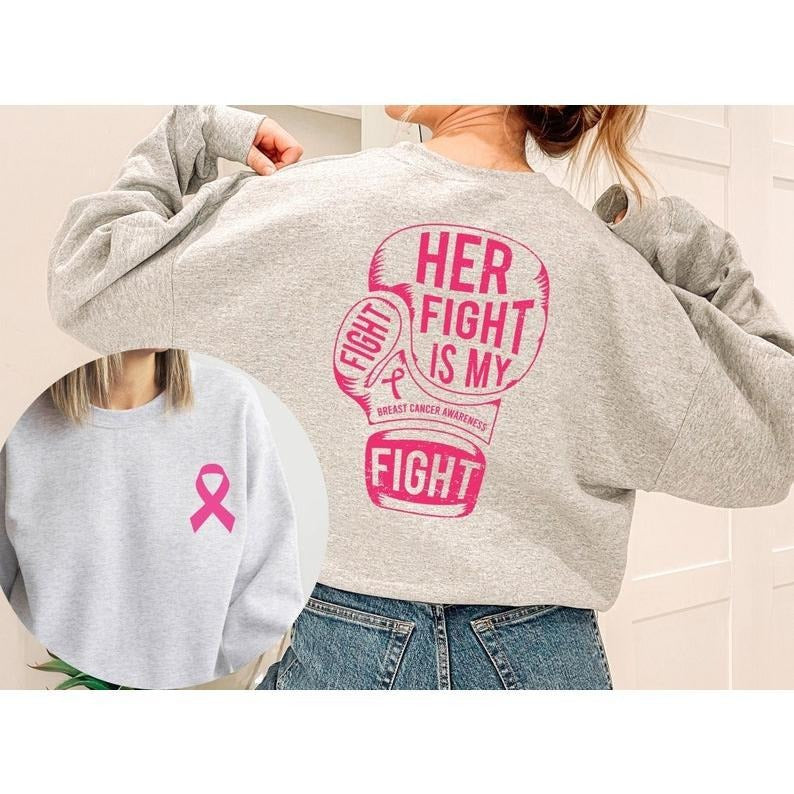Breast Cancer Sweatshirt,Cancer Awareness Shirt, Breast Cancer Shirt,Warrior Shirt,Cancer Fighter Support Team Shirt,Fighter Tee,Cancer  T-shirt, sweater and Hoodie Cotton