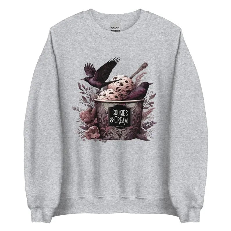 Butcher & Blackbird Sweatshirt Cookies and cream ice cream milked April 10 - April 13 Unisex Sweatshirt