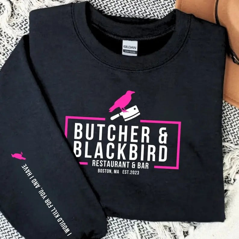 Butcher & Blackbird Sweatshirt and Hoodie Brynne Weaver, Smut Gift, Book Sweatshirt, Dark Romance, Romantasy, Bookish merch, Booktok Merch