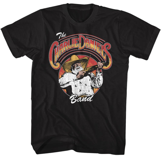 Charlie Daniels Band - Logo & Fiddlin - Short Sleeve - Adult - T-Shirt