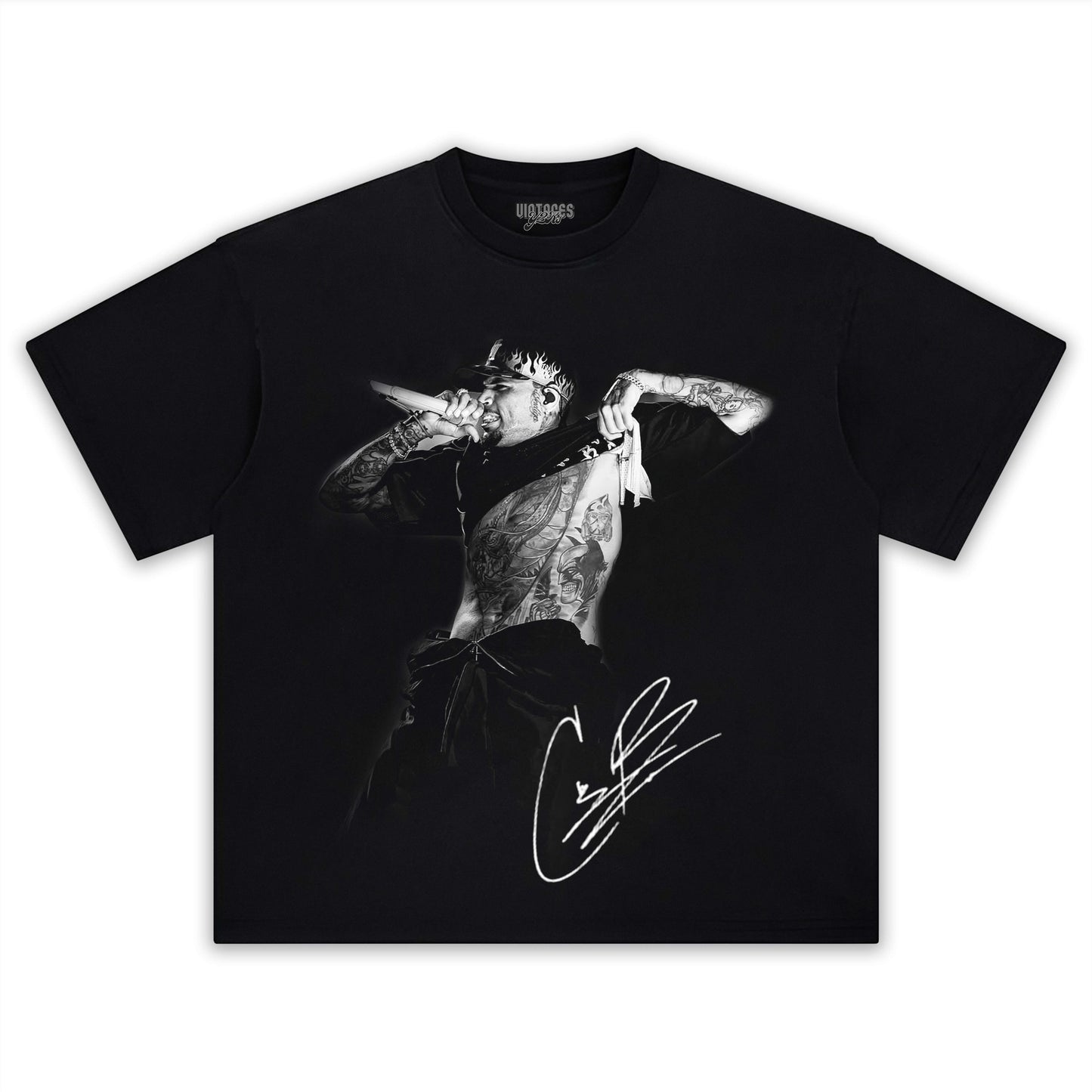 CHRIS BROWN 2025 CONCERT POP TEE