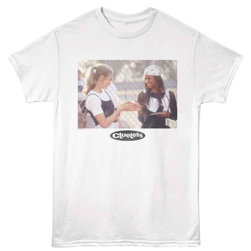 Clueless - Cher And Dionne - American Classics - White Solid Adult Short Sleeve T-Shirt