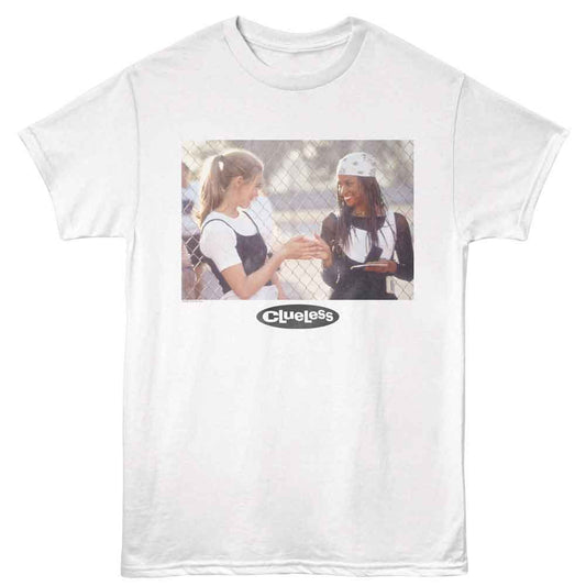 Clueless - Cher And Dionne - American Classics - White Solid Adult Short Sleeve T-Shirt