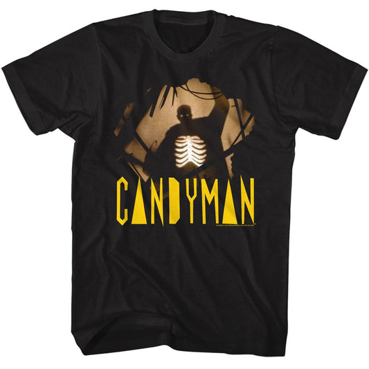 Candyman - Hole In Wall - American Classics - Solid Black Adult Short Sleeve T-Shirt