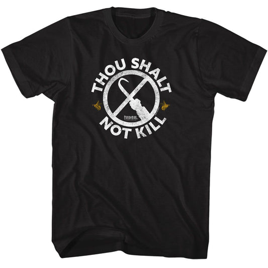 Candyman - Thou Shalt Not Kill - American Classics - Solid Black Adult Short Sleeve T-Shirt