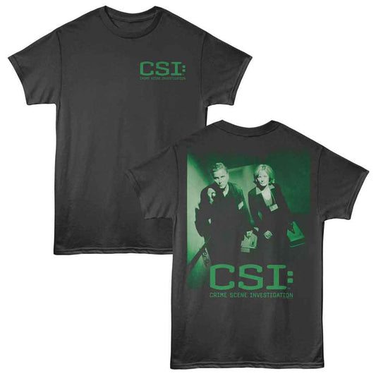 CSI - Grisson And Willows - American Classics - 2-Sided Print Smoke Adult Short Sleeve T-Shirt