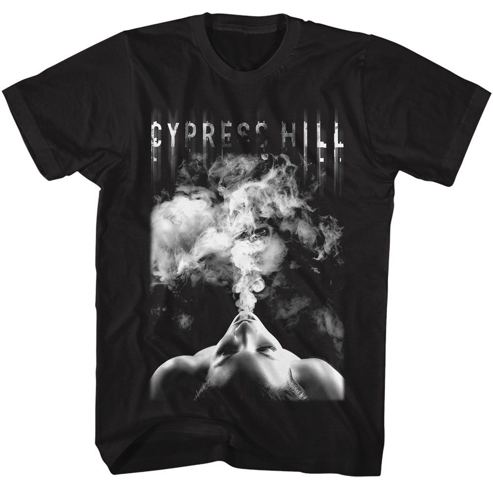 Cypress Hill - Blowing Smoke - American Classics - Solid Black Adult Short Sleeve T-Shirt