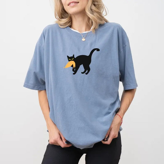 Cat Ladies Comfort Colors Shirt, Sarcastic Cat Graphic Tee, Support Women Unhinged Shirt, Cat Lover Shirt, Activist Tee, Feminist Shirt, Comfy Graphic Tee, Women's Top, Womenswear, Cotton Fabric Relaxed Fit Style