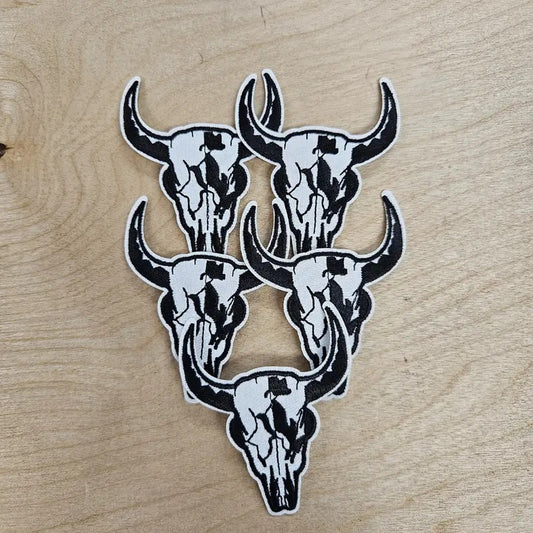 Cattle Horns Hat Patch (1 Patch)