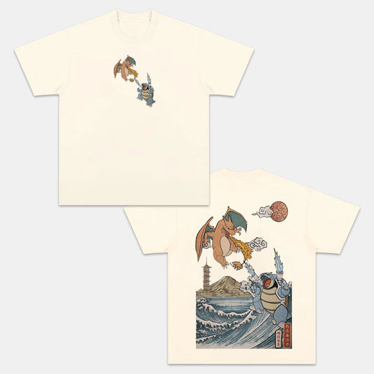 CHARIZARD BULBASAUR VINTAGE TEEä¸¨POKÃ‰MON-[DS]