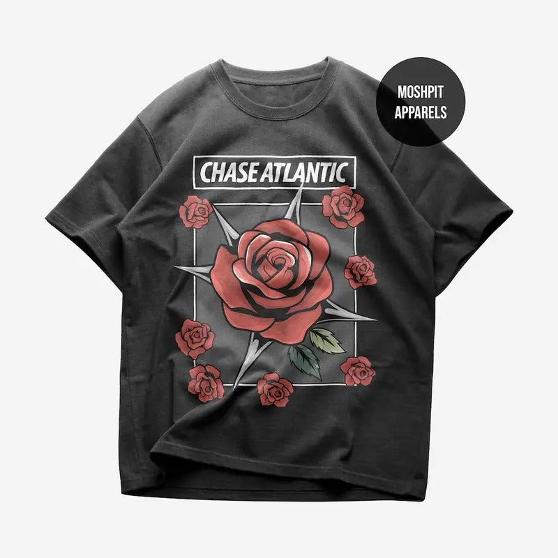 Chase Atlantic T-Shirt - Rock Music Shirt - Chase Atlantic Album Shirt - BEAUTY IN DEATH - Chase Atlantic Merch - Unisex Heavy Cotton Tee