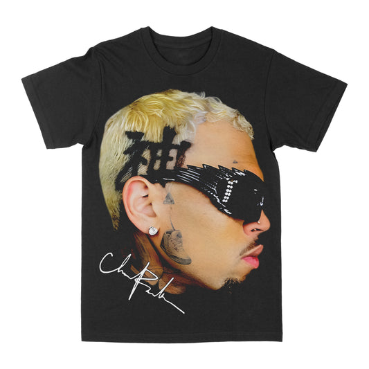 Chris Brown "Shades" Big Face Graphic Tee