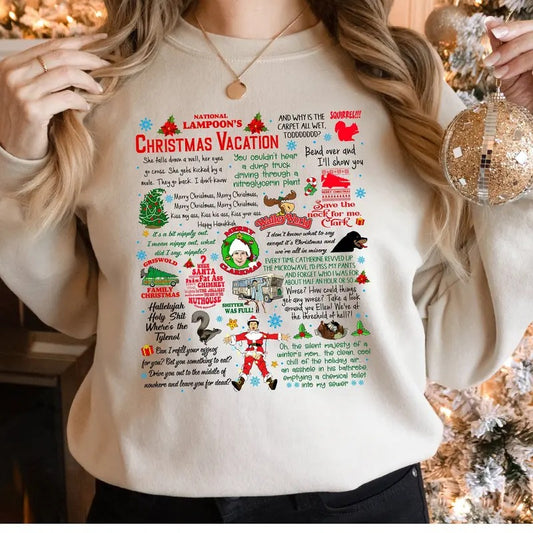 Christmas Vacation Rant Shirt, Christmas Vacation Quotes, Clark Griswold Sweatshirt, National Lampoons Vacation Sweatshirt, Family X-mas Tee