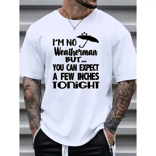 Classic Fit Cotton Print Short Sleeve Tee Shirt - T-Shirts - Breathable Knit Fabric, Perfect for Outdoor Activities, Summer Casual Wear, Comfortable and Soft, Easy Care Made in USA