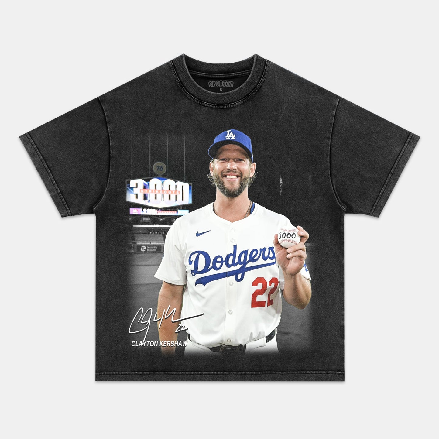 CLAYTON KERSHAW 3000 V2 TEE Style001