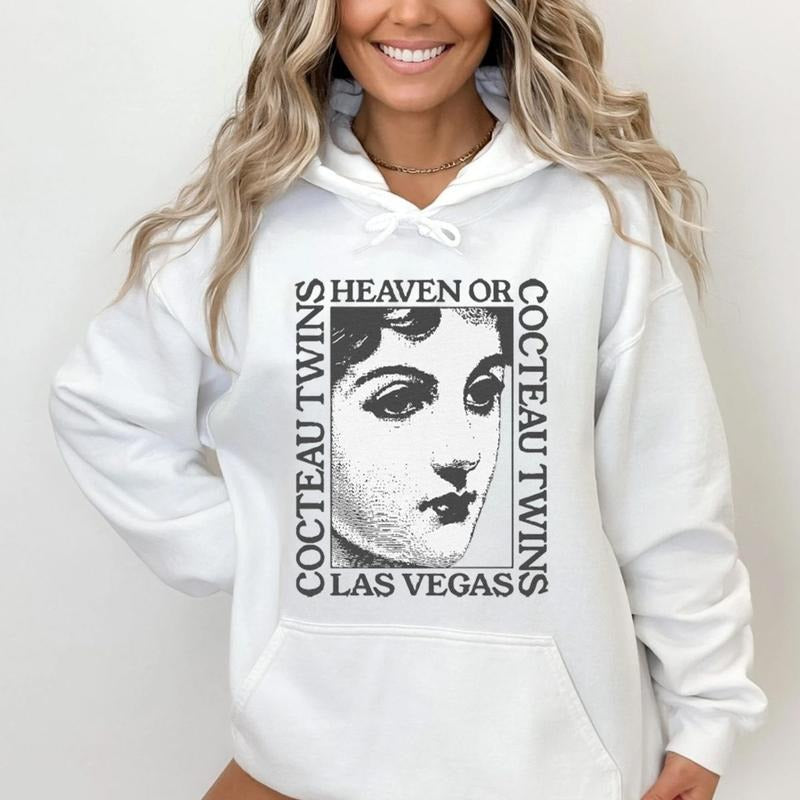 Cocteeau Vintage Twins Inspired Hoodie, Rock Music Band Crewneck, Indie Music Gift, Unisex Sweater Pullover Tee